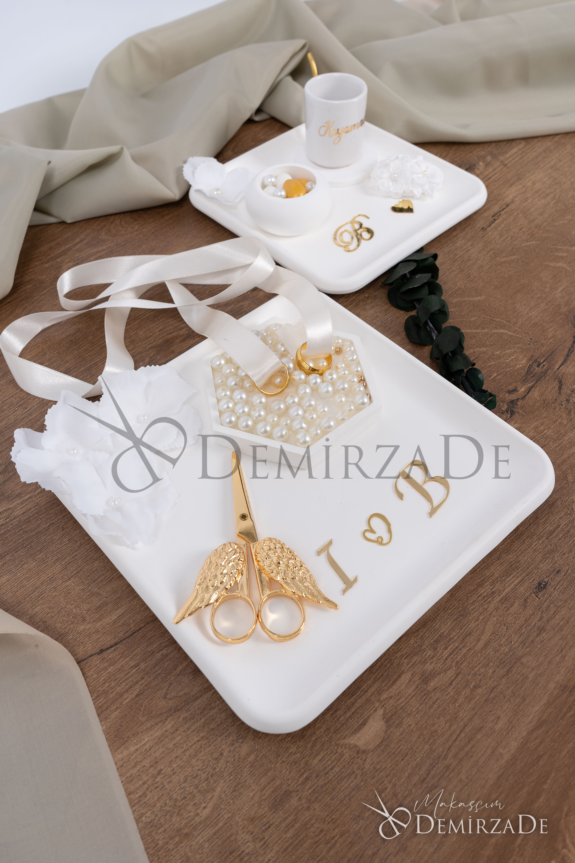 nişan tepsisi ve damat kahvesi